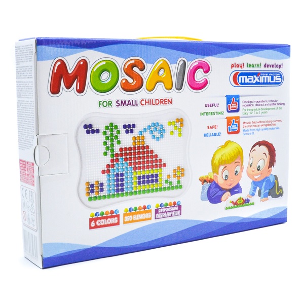 Set de joc „Mozaica pentru cei mici” 350 elem. Set de joc „Mozaica pentru cei mici” 350 elem.