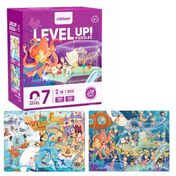 Seria de puzzle-uri „Cântecul mării”, 2 în 1, nivelul 7 Seria de puzzle-uri „Cântecul mării”, 2 în 1, nivelul 7