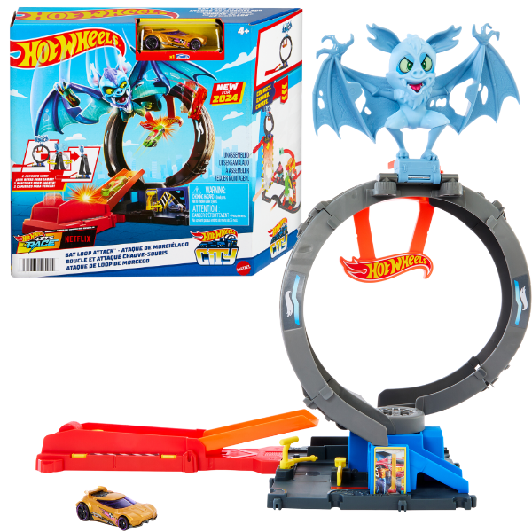 Hot Wheels Set de joc „Atacul liliacului” Hot Wheels Set de joc „Atacul liliacului”