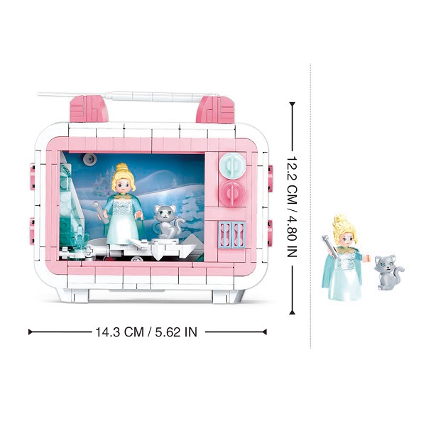 Set de construcție ”Desenul animat Frozen la TV”, 400 elem. Set de construcție ”Desenul animat Frozen la TV”, 400 elem.