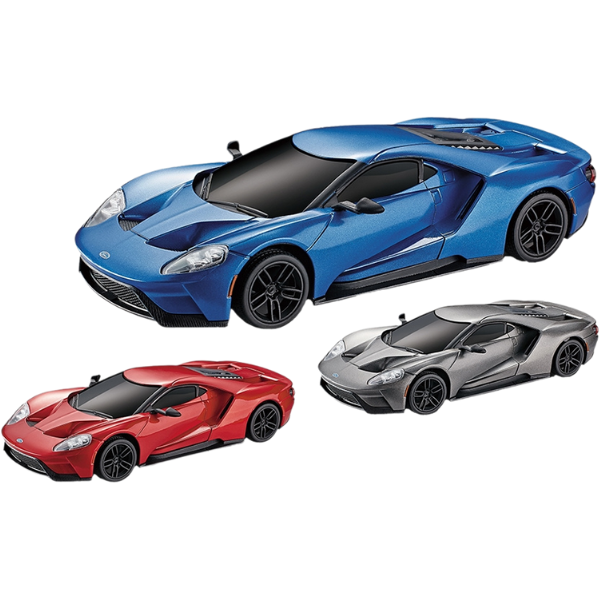 FORD GT 1:24 cu telecomandă, geamuri tonate, 3 culori FORD GT 1:24 cu telecomandă, geamuri tonate, 3 culori