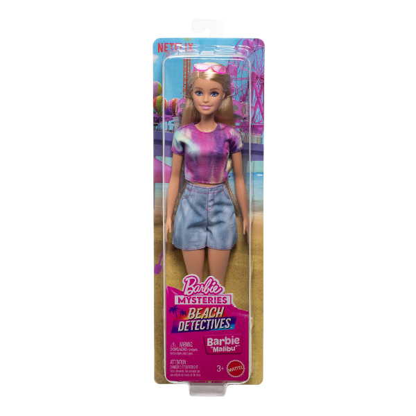 Кукла Barbie «Малибу — Пляжный детектив» Кукла Barbie «Малибу — Пляжный детектив»