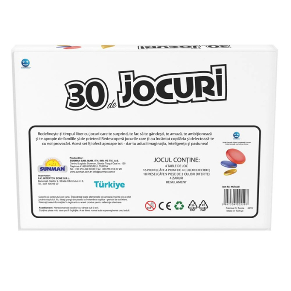Настольная игра «30 игр в одном наборе», (рум.) Настольная игра «30 игр в одном наборе», (рум.)