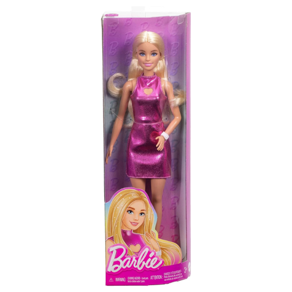 Păpușa Barbie „Fashionista în rochie mini rozi” Păpușa Barbie „Fashionista în rochie mini rozi”