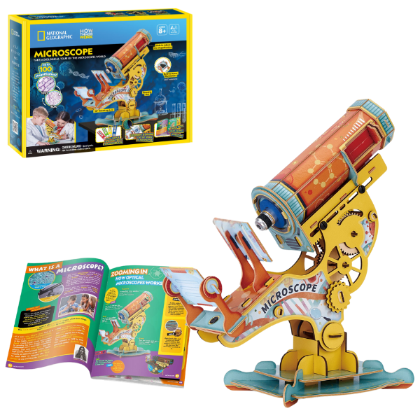 STEM Series 3D-пазл «Микроскоп» — изучаем биологию STEM Series 3D-пазл «Микроскоп» — изучаем биологию