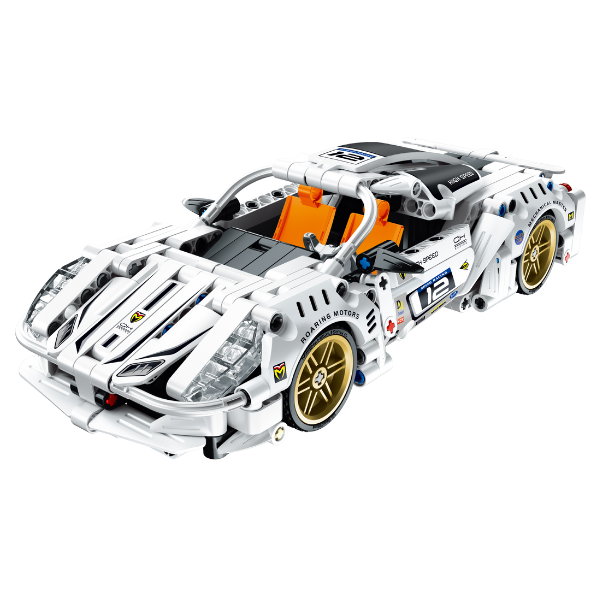 Set de construcție iM Master Mechanical Master „Supercar alb”, cu inerție, 437 piese Set de construcție iM Master Mechanical Master „Supercar alb”, cu inerție, 437 piese