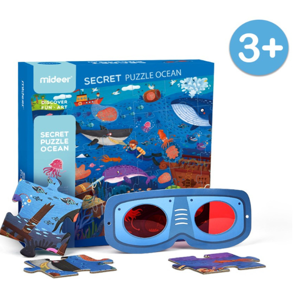 Puzzle cu taine „Oceanul”, 35 elem. Puzzle cu taine „Oceanul”, 35 elem.