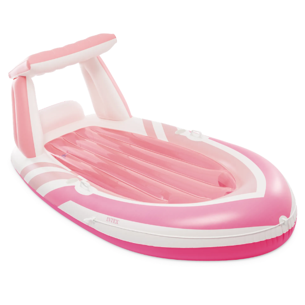 INTEX Надувной плот «Pink Paradise Boat Float», 257 x 135 см, до 100 кг, 8+ INTEX Надувной плот «Pink Paradise Boat Float», 257 x 135 см, до 100 кг, 8+