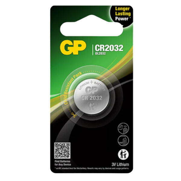 Батарейка Литиевая GP CR2032, (в блист. 5шт.) Батарейка Литиевая GP CR2032, (в блист. 5шт.)