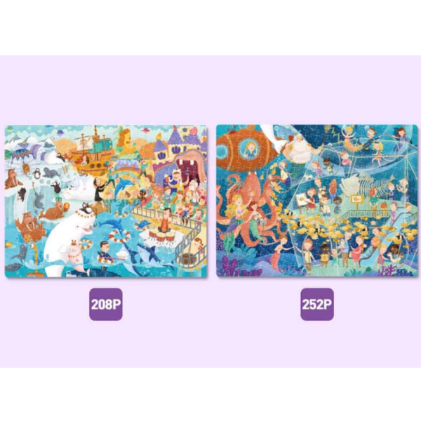 Seria de puzzle-uri „Cântecul mării”, 2 în 1, nivelul 7 Seria de puzzle-uri „Cântecul mării”, 2 în 1, nivelul 7