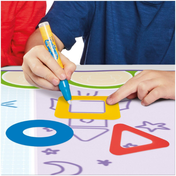 Covoraș de joacă pentru desen cu apă „Desenăm cu forme” Covoraș de joacă pentru desen cu apă „Desenăm cu forme”
