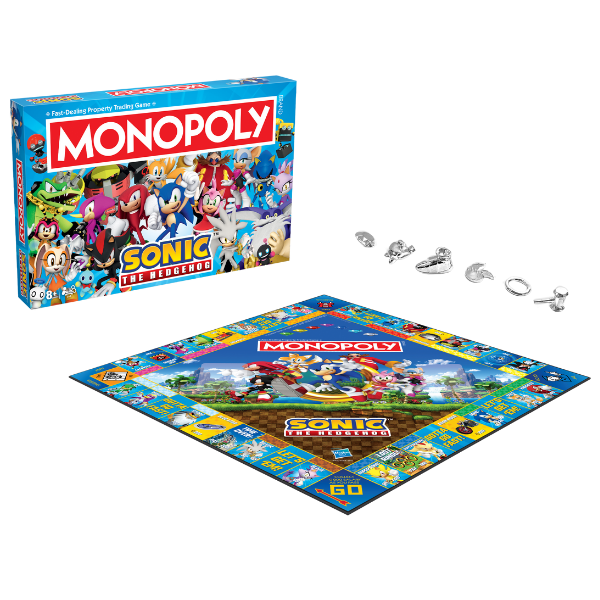 Настольная игра Monopoly «Sonic the Hedgehog» (англ.)