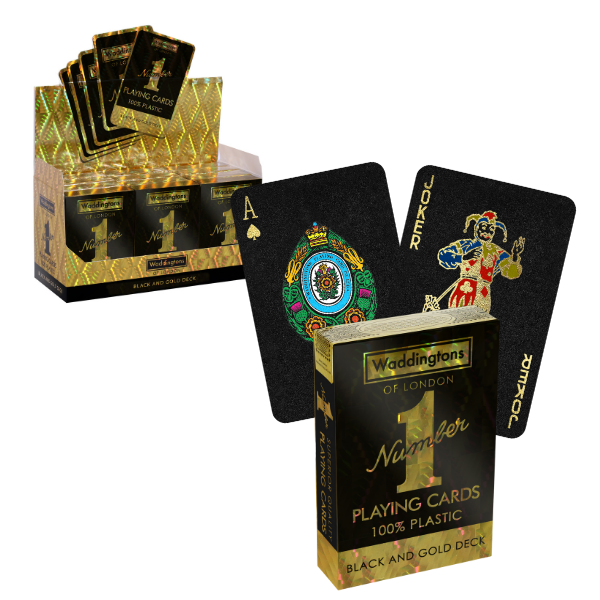 Карты игральные Waddingtons No. 1 «Black And Gold Deck»