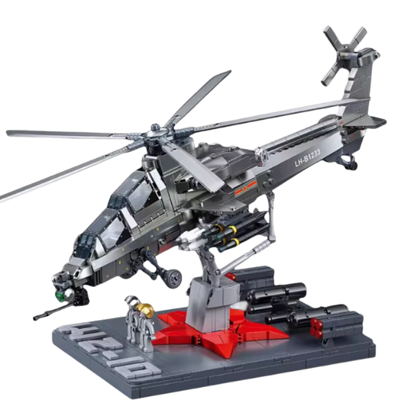 Set de construcție „Elicopter militar”, scara 1:35, 914 elem. Set de construcție „Elicopter militar”, scara 1:35, 914 elem.