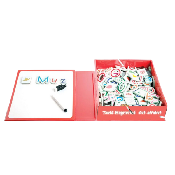 Joc educativ „Alfabetul pe tablă magnetică”, (ro), Smile Games Joc educativ „Alfabetul pe tablă magnetică”, (ro), Smile Games