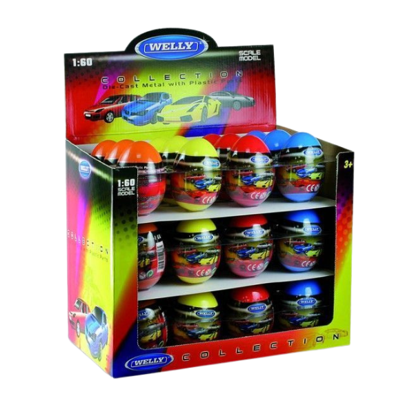 Mașini Metalice de Colecție 1:60 WELLY, 12 modele KINDER (25A) Mașini Metalice de Colecție 1:60 WELLY, 12 modele KINDER (25A)