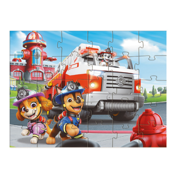 Puzzle „Patrula Cățelușilor: Misiunea de salvare la incendiu”, 30 elem. Puzzle „Patrula Cățelușilor: Misiunea de salvare la incendiu”, 30 elem.