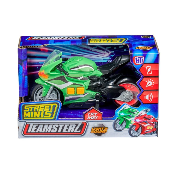 Motocicletă Teamsterz, cu lumini și sunete, în as. Motocicletă Teamsterz, cu lumini și sunete, în as.