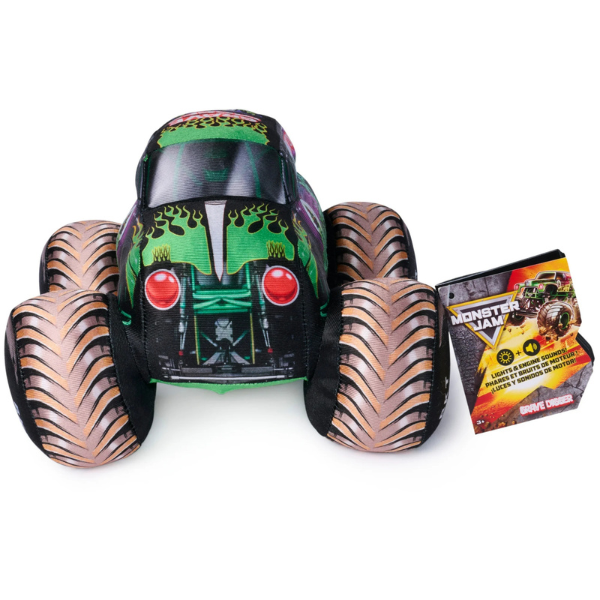 Monster truck „Megalodon și Grave Digger”, de pluș Monster truck „Megalodon și Grave Digger”, de pluș