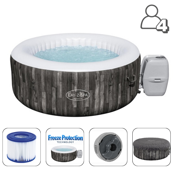 Bestway Jacuzzi SPA Bahamas AirJet 180x66cm, 669L, 4 persoane Bestway Jacuzzi SPA Bahamas AirJet 180x66cm, 669L, 4 persoane