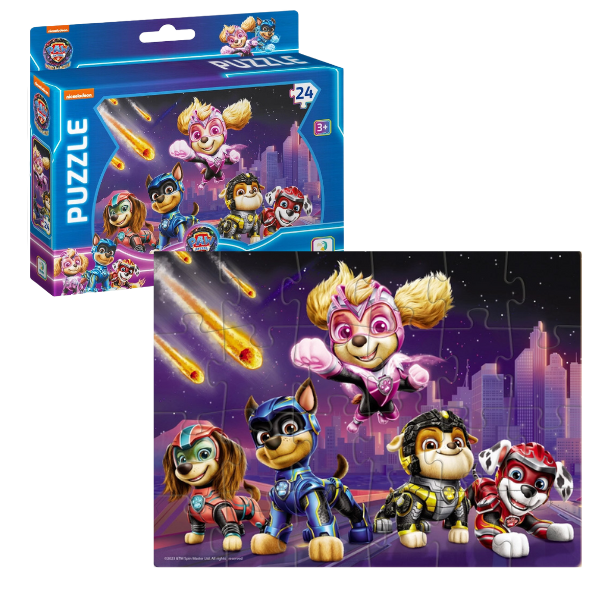 Puzzle educațional „Paw Patrol: Înainte către aventuri”, 24 el.