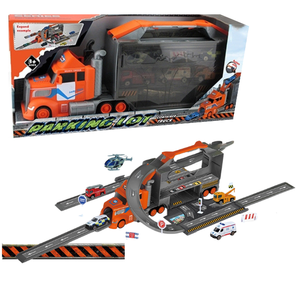 1:64 Игровой набор: «Трейлер-паркинг» 1:64 Игровой набор: «Трейлер-паркинг»