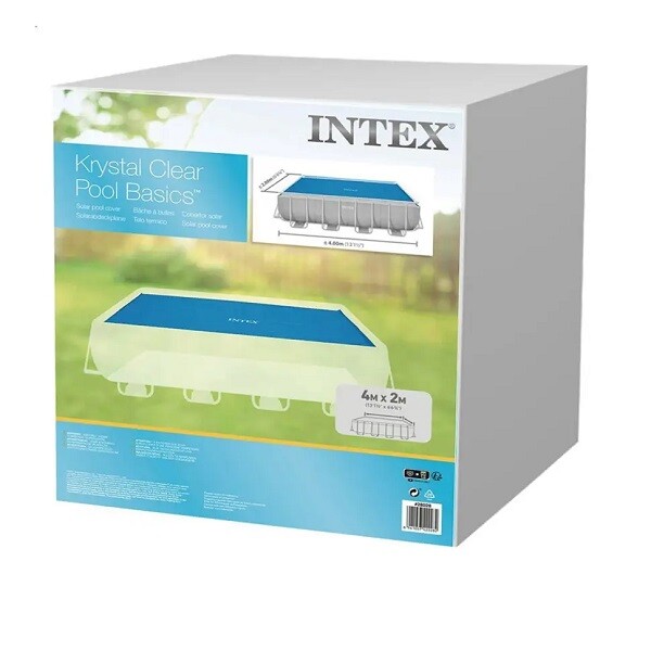 INTEX Husă solară 378х186 cm pentru piscine dreptunghiulare 400×200 cm INTEX Husă solară 378х186 cm pentru piscine dreptunghiulare 400×200 cm