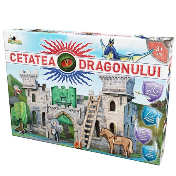 Puzzle 3D „Cetatea Dragonului”, 116 piese. Puzzle 3D „Cetatea Dragonului”, 116 piese.