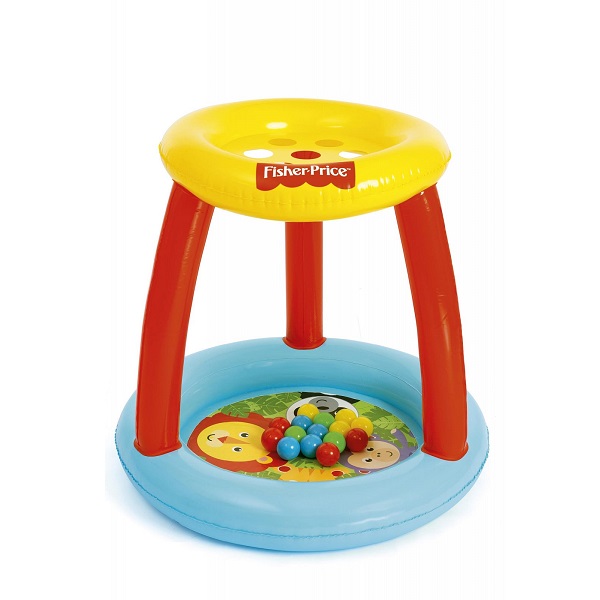 Bestway Centru de joc 89x89x84cm ANIMĂLUȚE Fisher Price cu mingiuțe (15b), 2+ Bestway Centru de joc 89x89x84cm ANIMĂLUȚE Fisher Price cu mingiuțe (15b), 2+