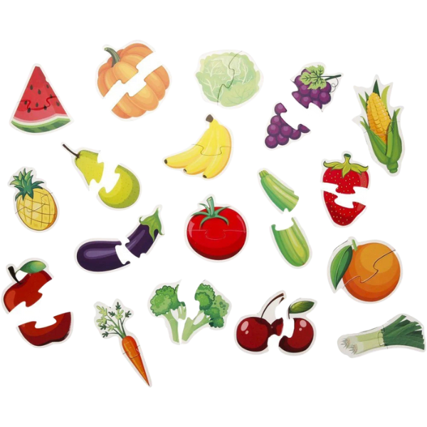 Puzzle ”Fructe și legume”, 36 elem. Puzzle ”Fructe și legume”, 36 elem.