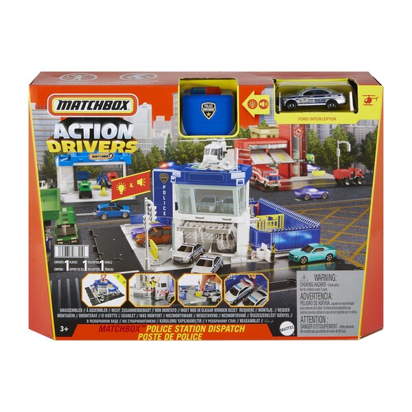 Hot Wheels Игровой набор «Диспетчерат полицейского участка» Matchbox Hot Wheels Игровой набор «Диспетчерат полицейского участка» Matchbox
