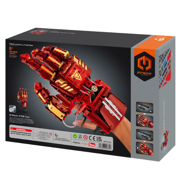 Set de construcție iM Master Mechanical Master „Mănușa Iron Man”, 1099 piese Set de construcție iM Master Mechanical Master „Mănușa Iron Man”, 1099 piese