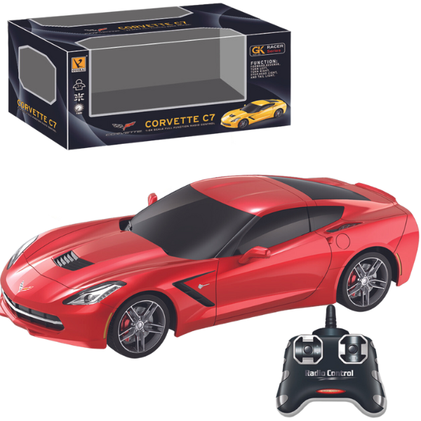 CORVETTE C7 1:24 cu telecomandă, 3 culori CORVETTE C7 1:24 cu telecomandă, 3 culori