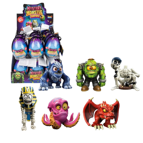 Ou-surpriză cu figurine de colecție „Monștri Mistici” Ou-surpriză cu figurine de colecție „Monștri Mistici”