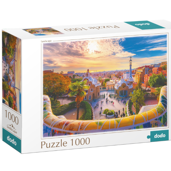 Puzzle „Parcul Güell din Barcelona. Spania”, seria Peisaje, 1000 elem. Puzzle „Parcul Güell din Barcelona. Spania”, seria Peisaje, 1000 elem.