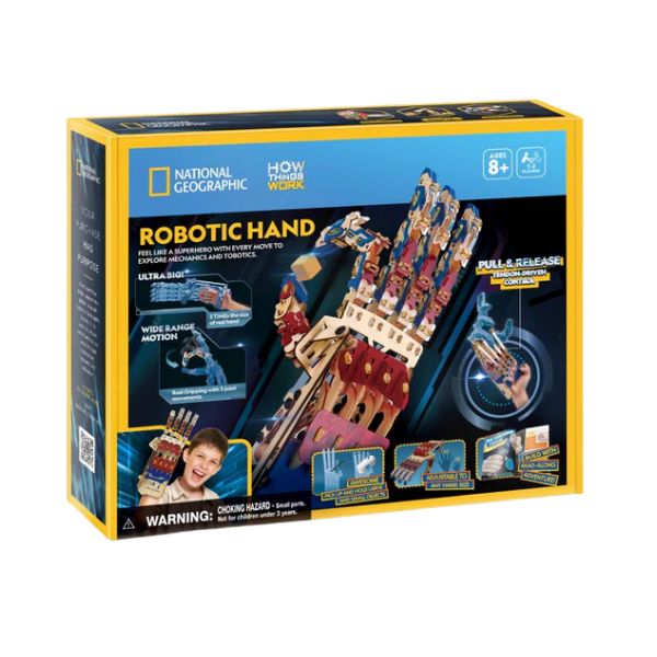 STEM Series 3D puzzle „Mână robotică” – studiem mecanica și robotica STEM Series 3D puzzle „Mână robotică” – studiem mecanica și robotica