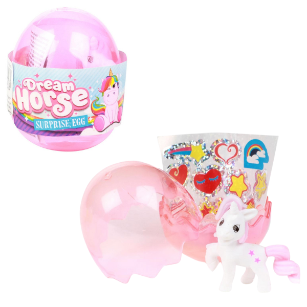 Ou cu unicorn și autocolante strălucitoare – Dream Horse (as.) Ou cu unicorn și autocolante strălucitoare – Dream Horse (as.)