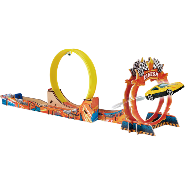 STEM Series 3D puzzle „Circuit de curse” cu 2 mașinuțe – studiem fizica buclei complete STEM Series 3D puzzle „Circuit de curse” cu 2 mașinuțe – studiem fizica buclei complete