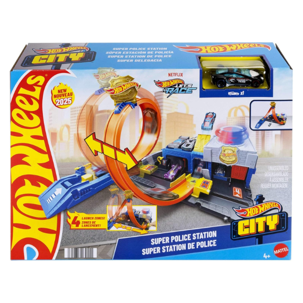 Setul de joacă Hot Wheels City „Secția de Poliție” Setul de joacă Hot Wheels City „Secția de Poliție”