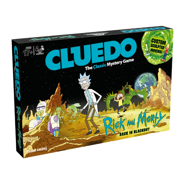 Настольная игра Cluedo «Рик и Морти» (англ.) Настольная игра Cluedo «Рик и Морти» (англ.)