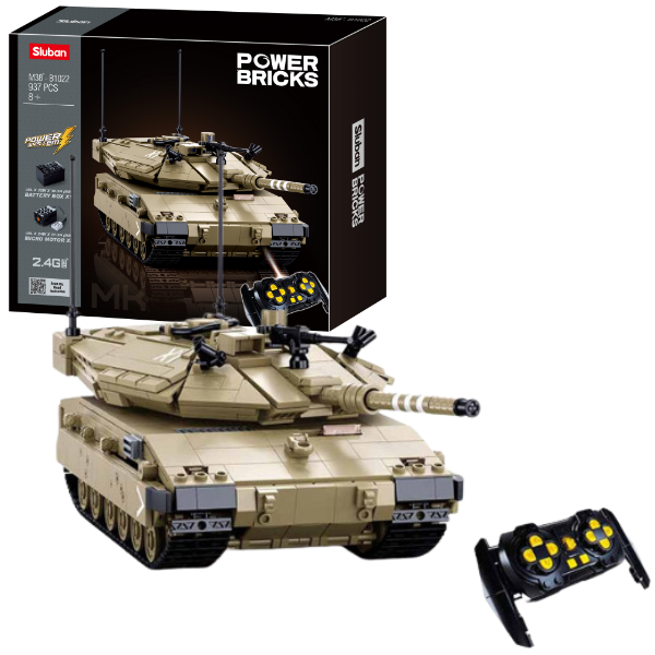 Set de construcție „Merkava MK4 RC”, cu telecomandă, 891 elem. Set de construcție „Merkava MK4 RC”, cu telecomandă, 891 elem.
