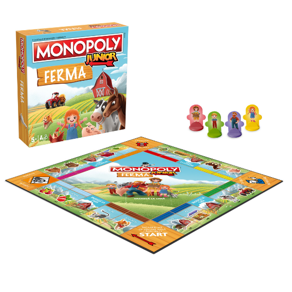 Настольная игра Monopoly Junior «Ферма» (рум.)