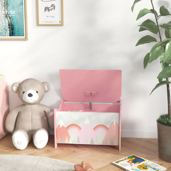 Băncuță cu spațiu de depozitare „Pink Forest”, U-Grow Băncuță cu spațiu de depozitare „Pink Forest”, U-Grow