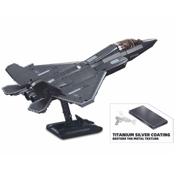 Конструктор “Самолет-невидимка Стелс J35”, масштаб 1:44, 812 элем. Конструктор “Самолет-невидимка Стелс J35”, масштаб 1:44, 812 элем.