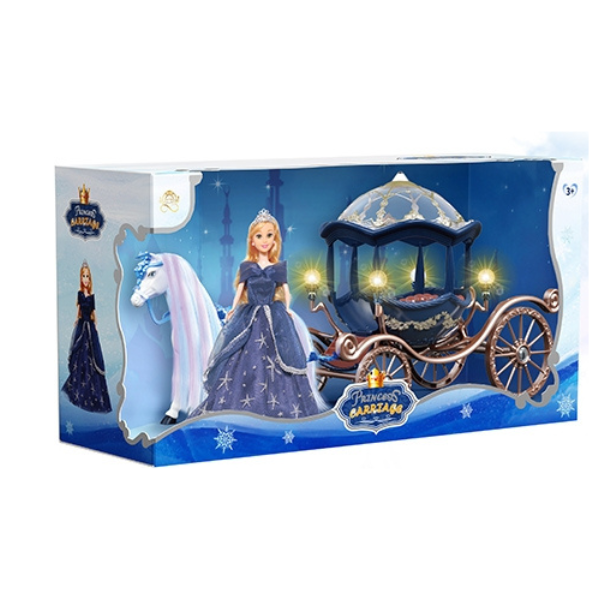 Set de joacă „Prințesa cu cal și careta”, cu lumina și sunet Set de joacă „Prințesa cu cal și careta”, cu lumina și sunet