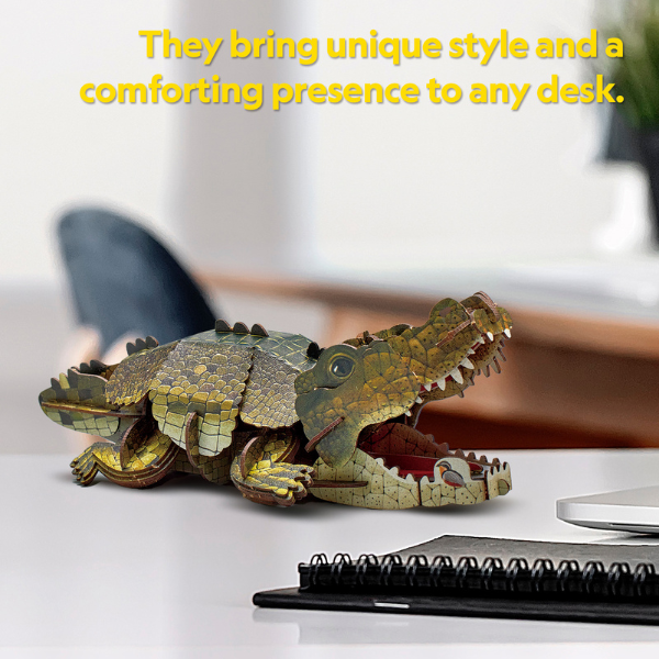 3D puzzle „Crocodil”, 54 elemente 3D puzzle „Crocodil”, 54 elemente