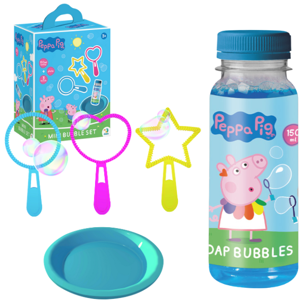 Set pentru baloane de săpun „Purcelușa Peppa”, 150 ml Set pentru baloane de săpun „Purcelușa Peppa”, 150 ml
