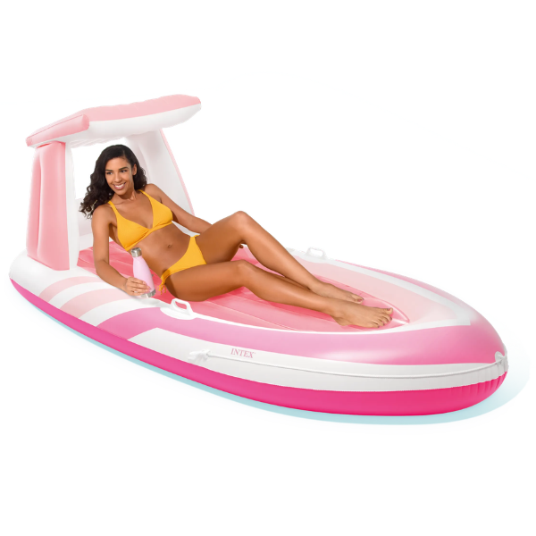 INTEX Надувной плот «Pink Paradise Boat Float», 257 x 135 см, до 100 кг, 8+ INTEX Надувной плот «Pink Paradise Boat Float», 257 x 135 см, до 100 кг, 8+
