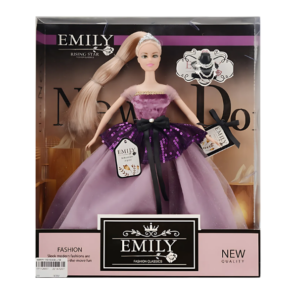 Păpușa Emily „Seria Regina Balului cu accesorii” Păpușa Emily „Seria Regina Balului cu accesorii”