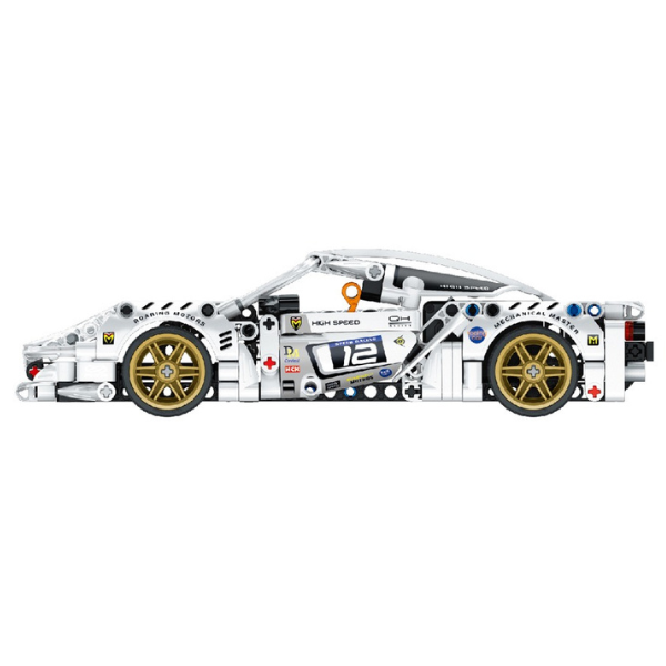 Set de construcție iM Master Mechanical Master „Supercar alb”, cu inerție, 437 piese Set de construcție iM Master Mechanical Master „Supercar alb”, cu inerție, 437 piese